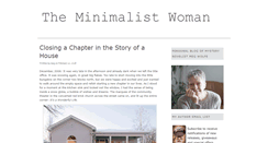 Desktop Screenshot of minimalistwoman.com